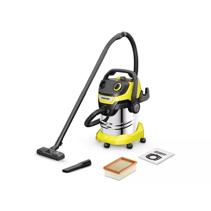Kärcher WD 5 S V-25/5/22 aço inoxidável, preto, amarelo 25 L 1100 W