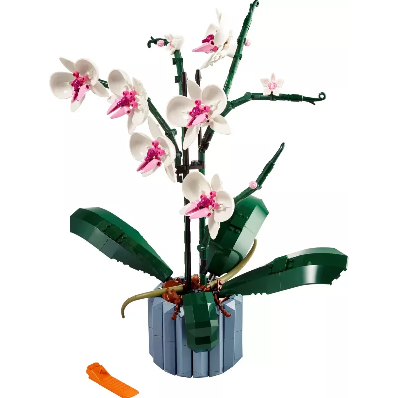 LEGO 10311 Icons Orquídea Planta artificial conjunto de construção com flores acessório de decoração para adultos coleção botânica presente para esposa ou marido
