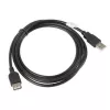 Cabo USB Lanberg CA-USBE-10CC-0050-BK 5 m USB 2.0 USB A preto (CA-USBE-10CC-0050-BK)