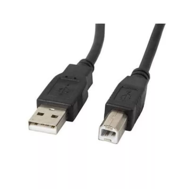 Cabo USB Lanberg CA-USBA-11CC-0050-BK 5 m 2.0 USB B preto (CA-USBA-11CC-0050-BK)