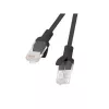 Cabo de rede LANBERG PCU5-10CC-0500-BK Cat5e U/UTP RJ-45 — 5 m, preto, condutor CCA