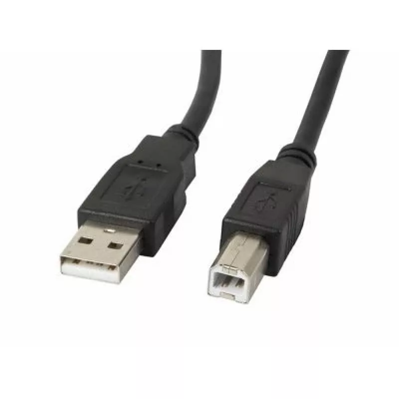 Cabo USB Lanberg CA-USBA-10CC-0030-BK 3 m USB 2.0 USB B preto (CA-USBA-10CC-0030-BK)