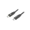 Cabo USB-C para USB-C LANBERG CA-CMCM-40CU-0018-BK — USB 2.0, 1,8 m, preto