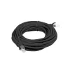 Cabo de rede fixo UTP Cat.6 Lanberg preto (comprimento: 0,25 m)