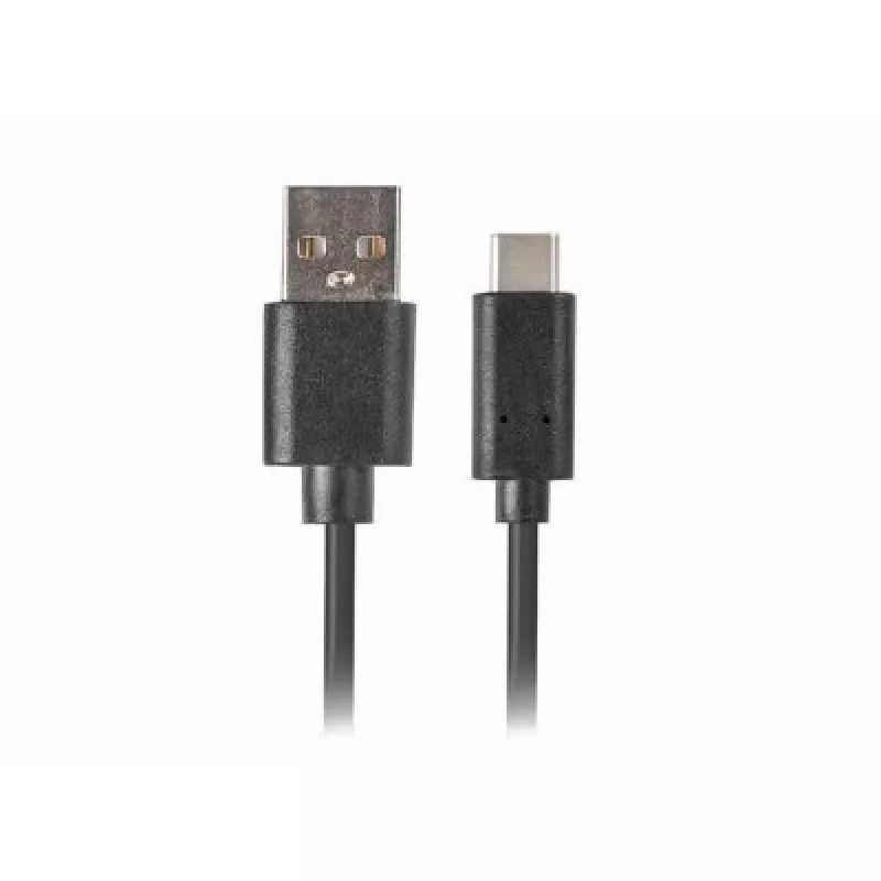 Cabo USB-A para USB-C LANBERG CA-USBO-20CU-0018-BK — USB 2.0, 1,8 m, preto