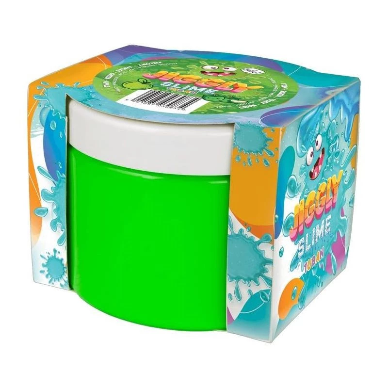 TUBAN Jiggly Slime maçã verde 500 g TU3584 — massa de modelar para brincar e atividades sensoriais