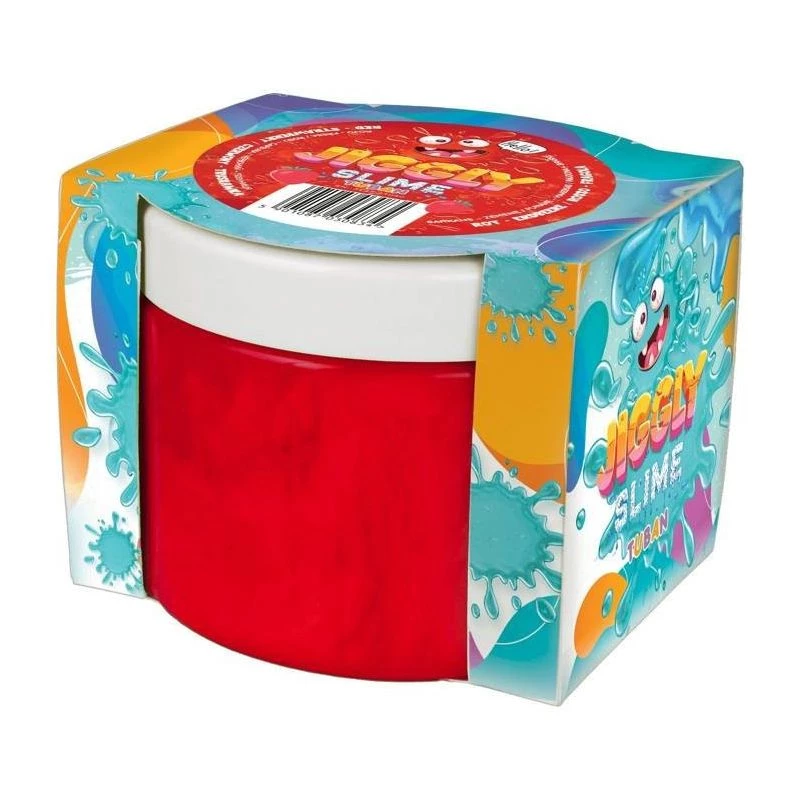 TUBAN Slime Tuban Jiggly Slime vermelho morango 500g – morango vermelho, 500 g