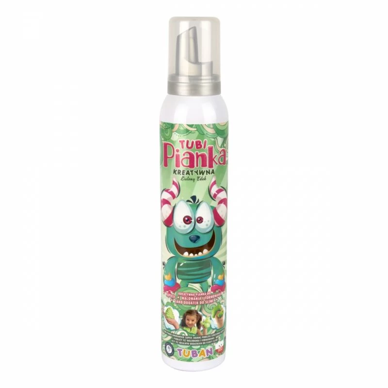Brinquedo espuma de banho Tuban TUBI FOAM verde 200 ml para meninos e meninas