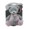 Caixa de música TULILO 9109 Urso de peluche rosa 18 cm – caixa de música mecânica
