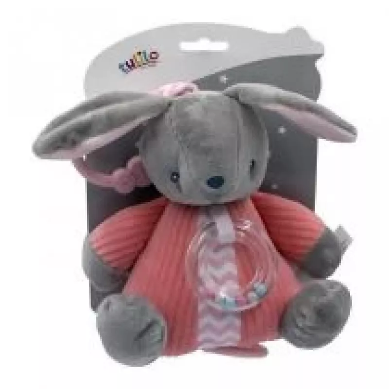 Caixa de música TULILO Coelho 9115, brinquedo musical de peluche, 18 cm de altura