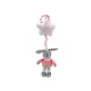 Caixa de música de peluche TULILO coelho 38 cm modelo 9026 — brinquedo musical coelho, 38 cm