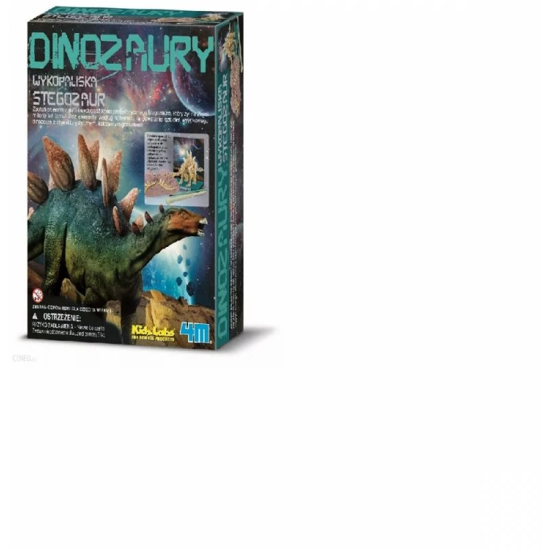 4M Kit científico de escavação de Stegosaurus, idade 8+