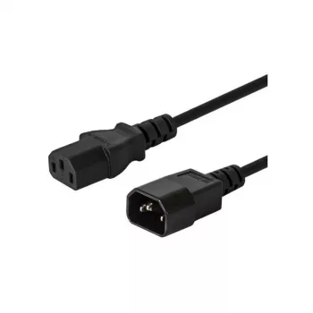 Cabo SAVIO CL-99 (C14 / IEC C14 / IEC 320 C14 M - C13 F; 1 2m; cor preto)