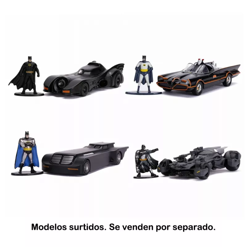 Jada Batman Batmobile 1:32 veículo de metal com figura, sortido
