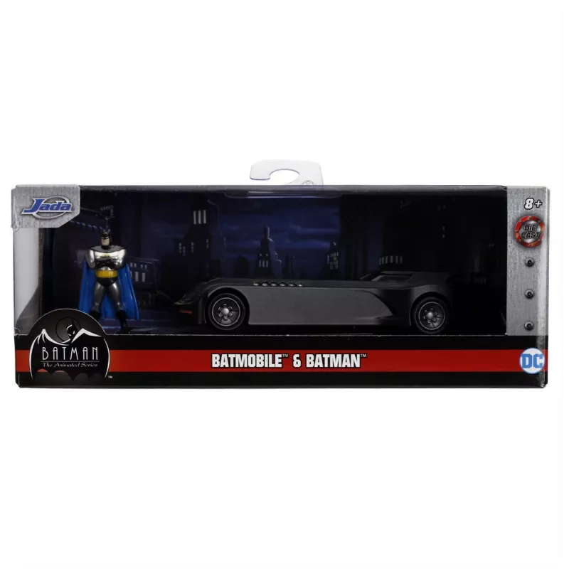Jada Batman Batmobile 1:32 veículo de metal com figura, sortido