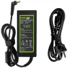 Fonte de alimentação Green Cell AD01P — 60 W, 19 V 3,42 A, fonte de alimentação para portátil para interiores, preto