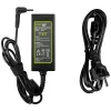 Fonte de alimentação Green Cell AD40P 45W para portáteis, 19V 2.37A, AC-DC, entrada 100–240V, preto