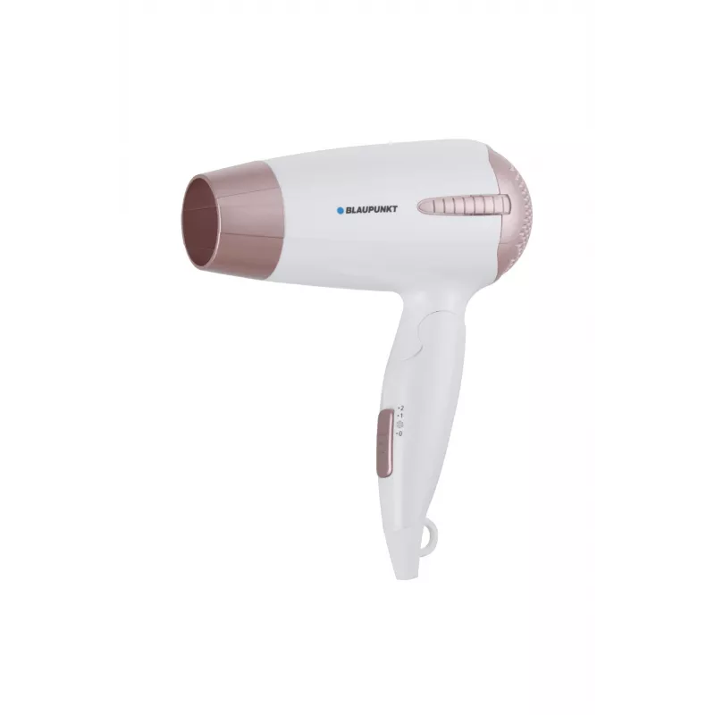 Secador de cabelo BLAUPUNKT HDD301RO — 1200W, 3 níveis de calor, 2 velocidades, nível frio, cabo dobrável, branco