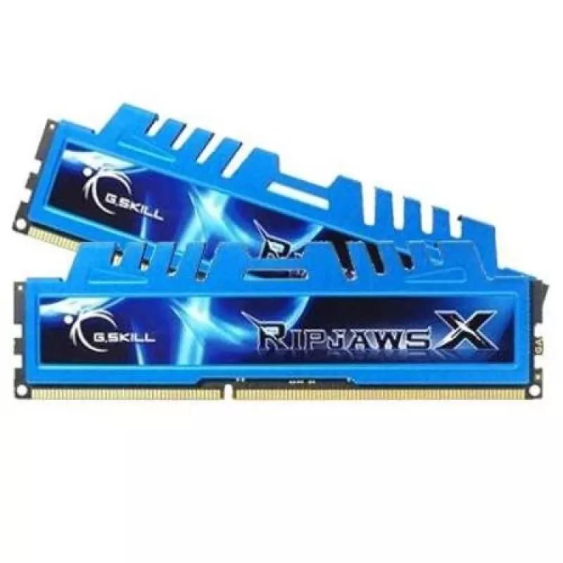 G.Skill 16GB Ripjaws X Dual Channel Memory Kit - azul (2x 8GB, DDR3 1600MHz, 1,5V, F3-1600C9D-16GXM, XMP Ready)