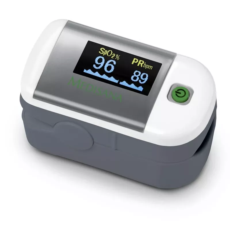 Medisana PM 100 Oxímetro de pulso, branco/prateado