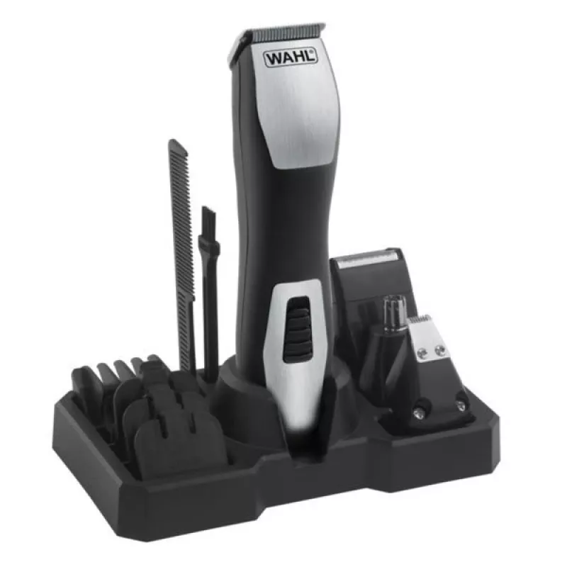 Aparador de barba Wahl GroomsMan Pro Battery Preto Aço inoxidável 0,7 mm 3 cm