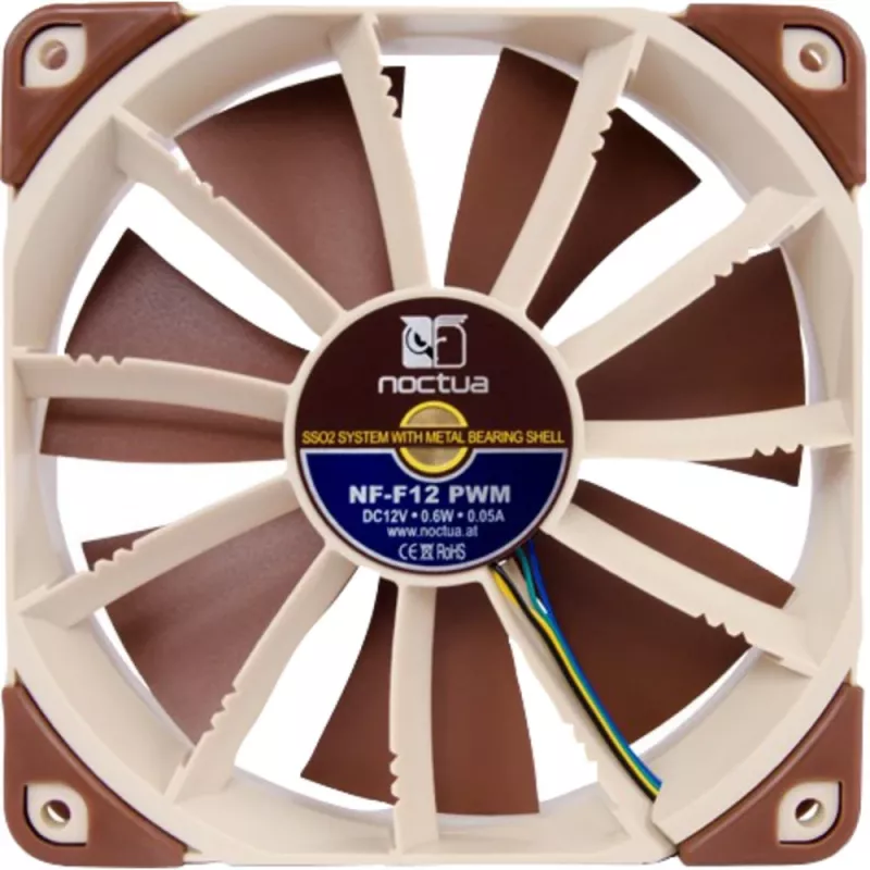 Ventoinha de caixa Noctua NF-F12 PWM 120mm