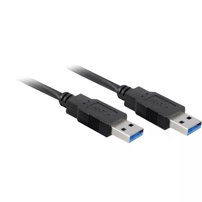 Cabo USB 3.0 SuperSpeed Goobay Wentronic, preto, 3 m – ficha USB 3.0 (Type-A) > ficha USB 3.0 (Type-A) (93929)