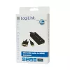 Adaptador de cabo de vídeo LogiLink CV0060 preto