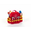 Theo Klein 4314 Mochila de emergência e resgate I com estetoscópio, seringa e muito mais I medidor de tensão eletrónico com som I brinquedo para crianças