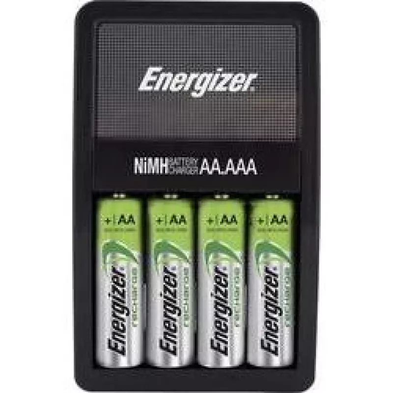 Energizer Maxi Carregador CHVCM4-EU com 4 pilhas recarregáveis NiMH AA 2000 mAh (CHVCM4-EU)