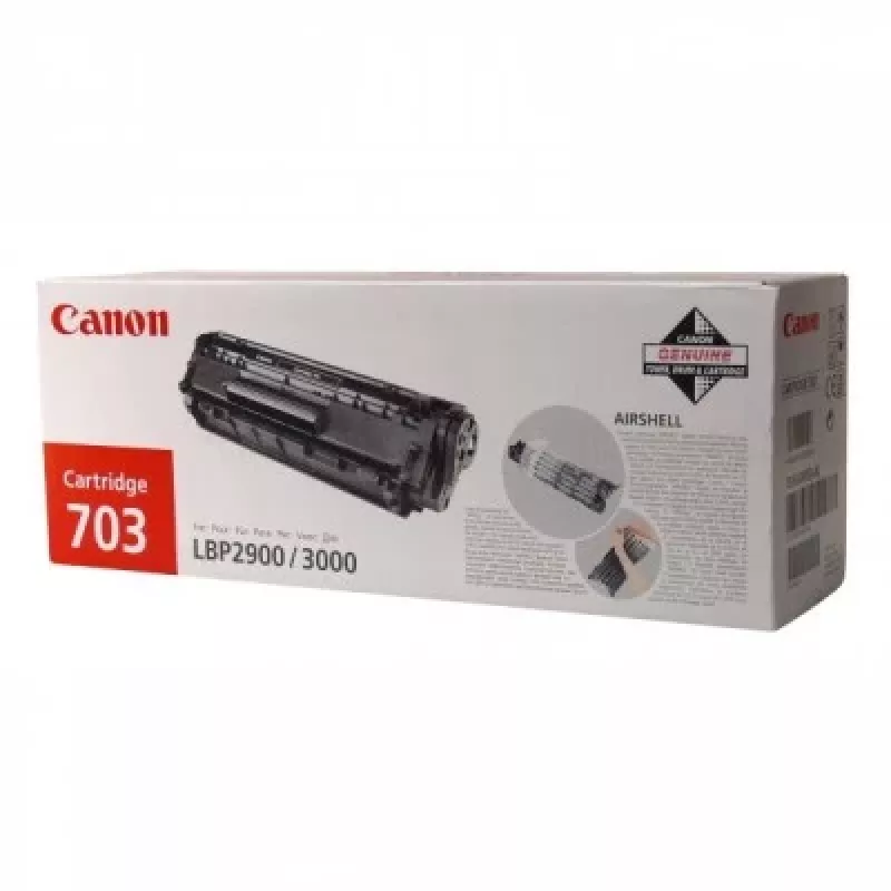 Canon CRG 703 cartucho de toner, preto, 2000 páginas