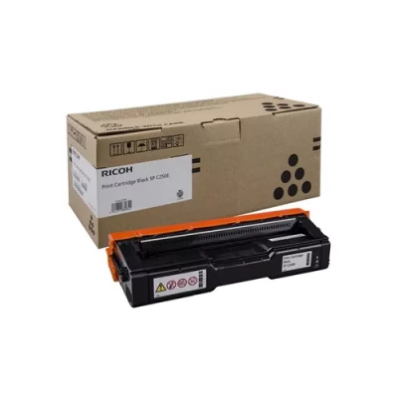 Ricoh 407543 (SP C250E) cartucho de toner, 2 000 páginas, preto