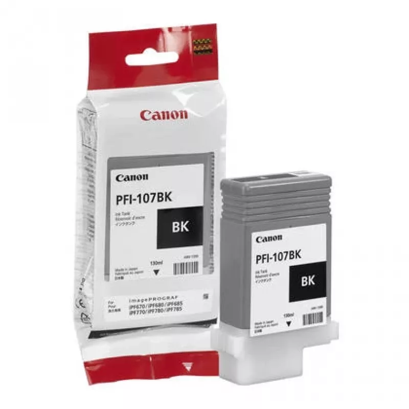 Tinteiro Canon PFI-107BK 1 unid. original preto