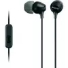 Sony MDR-EX15AP, Com Fios, 8 - 22000 Hz, Chamadas/Música, 3 g, Headset, Preto