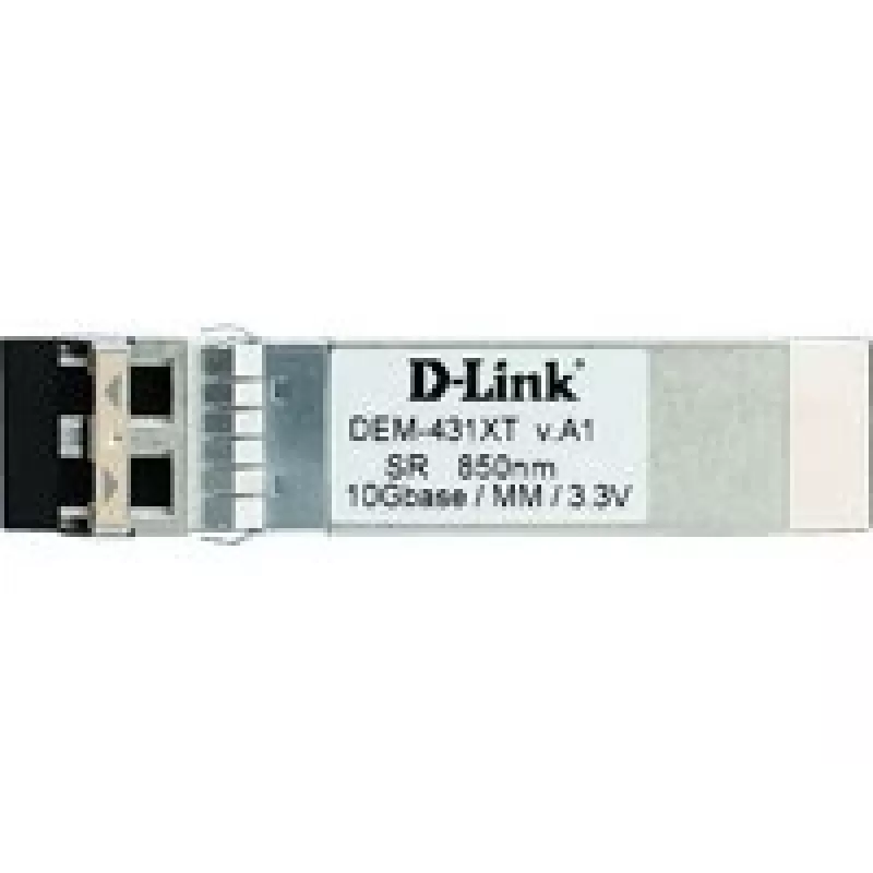 D-Link DEM-431XT 10GBase-SR transcetor SFP+, multimodo, 850 nm, LC, 10 Gbit/s, até 300 m