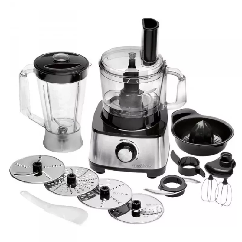 Robot de cozinha ProfiCook PC-KM 1063 1200 W 1,75 L preto, aço inoxidável