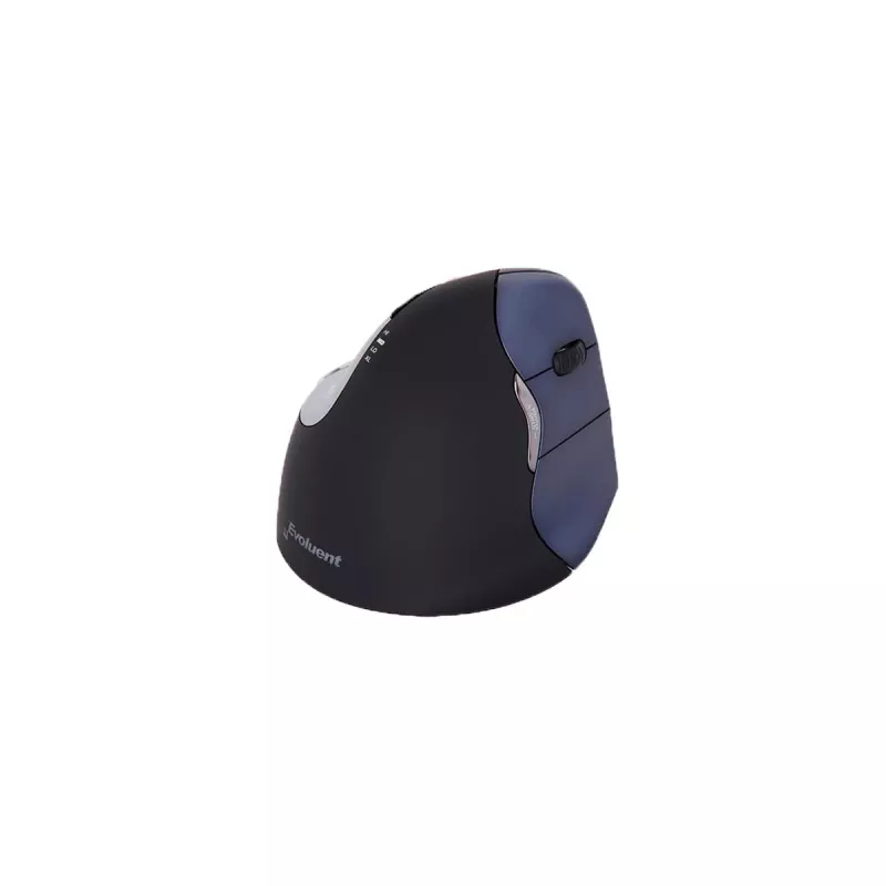 Evoluent VerticalMouse 4 Right - rato vertical - para destros - laser - 6 botões - sem fios - 2.4 GHz - recetor sem fios (USB)