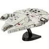 Revell 03600 Star Wars Millennium Falcon (Han Solo) escala 1:241 kit de montagem em plástico não montado/não pintado sem cola, tinta e pincel
