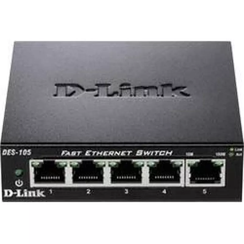 D-Link DES-105 Unmanaged L2 preto