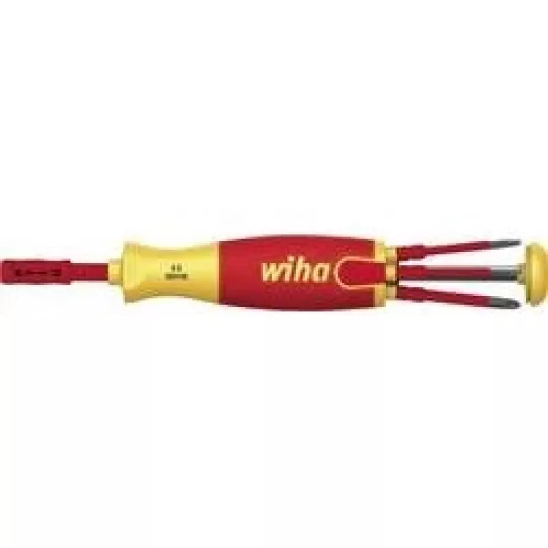 Wiha LiftUp electric 2831 chave de fendas com carregador de pontas, 7 peças (38611)