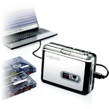 Digitalizador de cassetes LogiLink® UA0156 com ligação USB