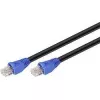 Goobay 94393 Cabo de rede Ethernet preto