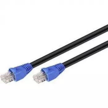Goobay Cat 6 U/UTP 40m Cabo de rede (UTP) - preto (40m, RJ-45, RJ45, CAT6 U/UTP Cabo de rede (UTP), preto)