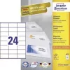 Avery etiquetas multiusos laser fotocopiadora jato de tinta 24 por folha 70x36mm