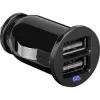 Wentronic 44177 - Adaptador para isqueiro de automóvel - MP3 - telemóvel - smartphone - tablet - contacto - CE - WEEE - preto (44177)
