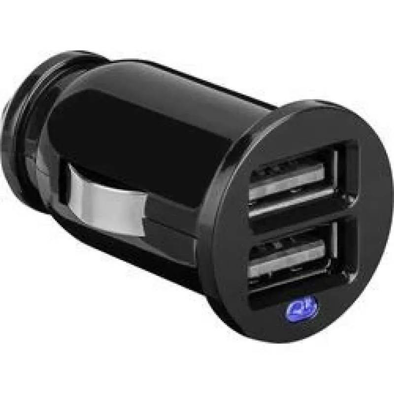 Wentronic 44177 - Adaptador para isqueiro de automóvel - MP3 - telemóvel - smartphone - tablet - contacto - CE - WEEE - preto (44177)