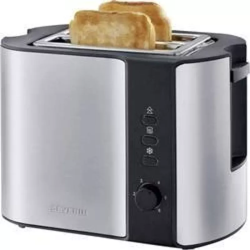 Severin 2589 2 fatias 800 W preto, aço inoxidável