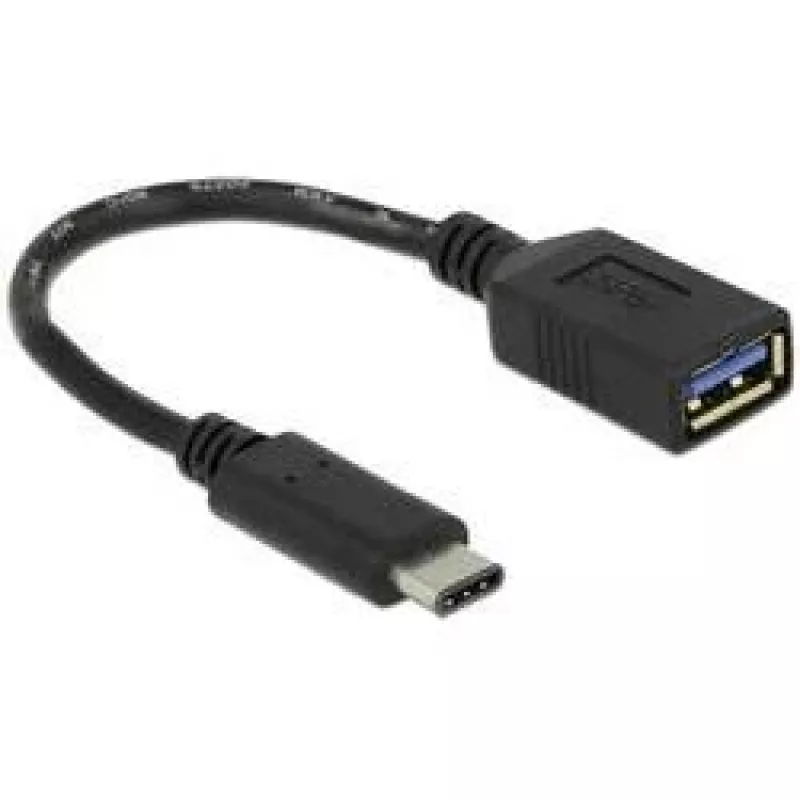 Adaptador USB Delock - USB Type-A (F) para USB-C 24 pinos (M)