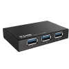Hub USB D-Link DUB-1340 preto