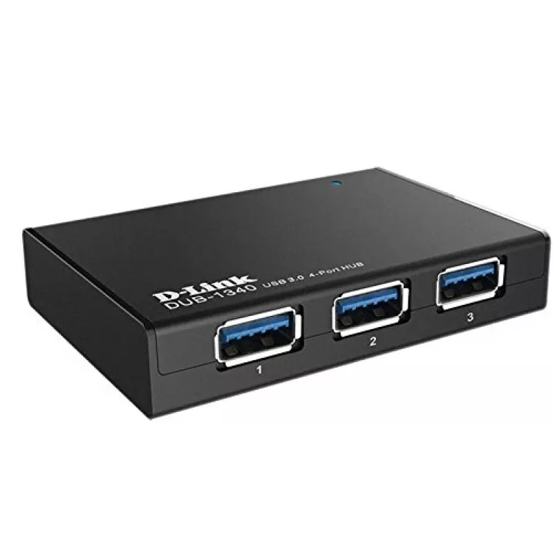 Hub USB D-Link DUB-1340 preto